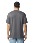 Gildan G300 Heavyweight Cotton T-Shirt - Graphite Heather - model back
