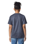 Gildan 3000B Youth Light Cotton T-Shirt - Navy - model back