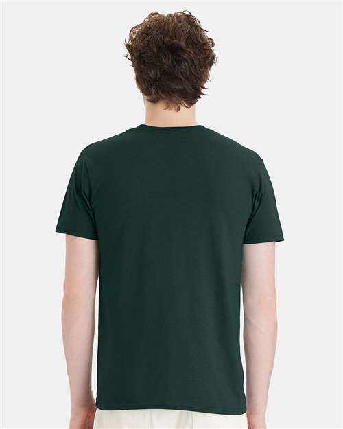 Hanes 4980 Perfect-T T-Shirt - Deep Forest - model back