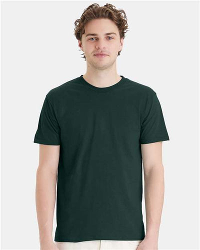 Hanes 4980 Perfect-T T-Shirt - Deep Forest - model front