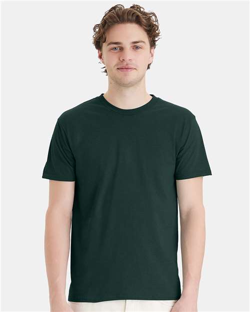 Hanes 4980 Perfect-T T-Shirt - Deep Forest - model front