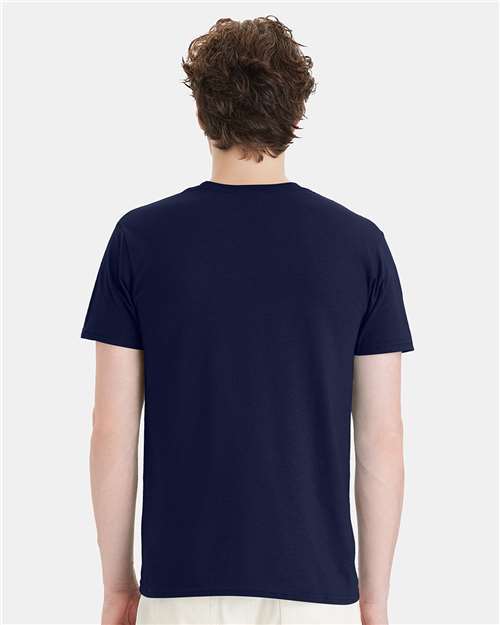 Hanes 4980 Perfect-T T-Shirt - Navy - model back