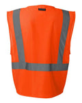 Kishigo 1085-1086 Unisex Ultra-Cool Mesh Vest with Pockets - Orange - back