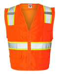 Kishigo 1163-1164 Unisex Ultra-Cool Solid Front Vest with Mesh Back - Orange - front