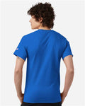 Champion T425 Unisex Classic T-Shirt - Royal Blue - model back