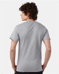 Champion T425 Unisex Classic T-Shirt - Light Steel - model back