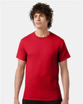 Champion T425 Unisex Classic T-Shirt - Red - model front