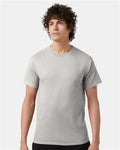 Champion T425 Unisex Classic T-Shirt - Ash - model front