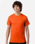 Champion T425 Unisex Classic T-Shirt - Orange - model front
