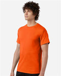 Champion T425 Unisex Classic T-Shirt - Orange - model side