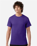 Champion T425 Unisex Classic T-Shirt - Purple - model front