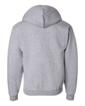 Champion S800 Powerblend Full-Zip Hooded Sweatshirt - Light Steel - back