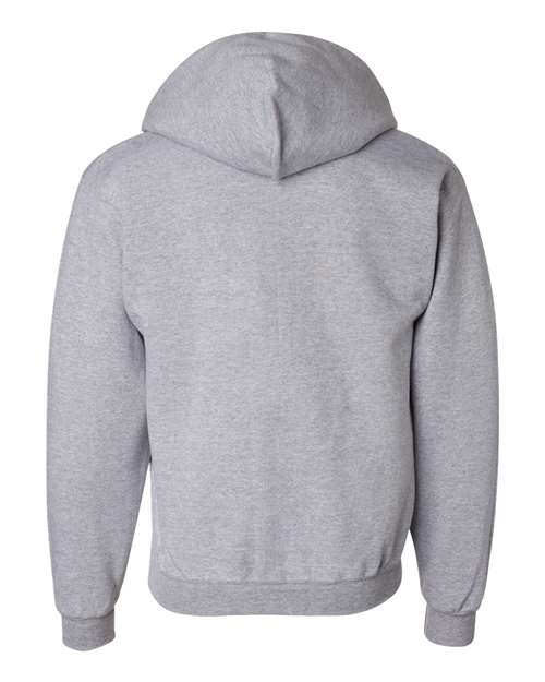 Champion S800 Powerblend Full-Zip Hooded Sweatshirt - Light Steel - back