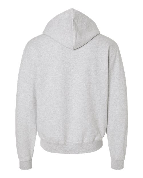 Champion S800 Powerblend Full-Zip Hooded Sweatshirt - Silver Grey - back