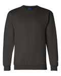 Champion S600 Powerblend Crewneck Sweatshirt - Black - flat front