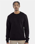Champion S600 Powerblend Crewneck Sweatshirt - Black - model front