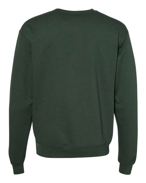 Champion S600 Powerblend Crewneck Sweatshirt - Dark Green - back
