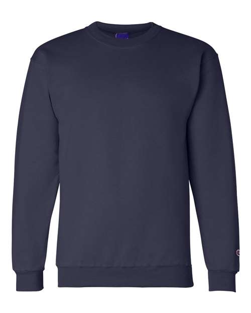 Champion S600 Powerblend Crewneck Sweatshirt - Navy - flat front