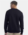 Champion S600 Powerblend Crewneck Sweatshirt - Navy - model back