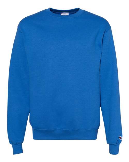 Champion S600 Powerblend Crewneck Sweatshirt - Royal Blue - flat front