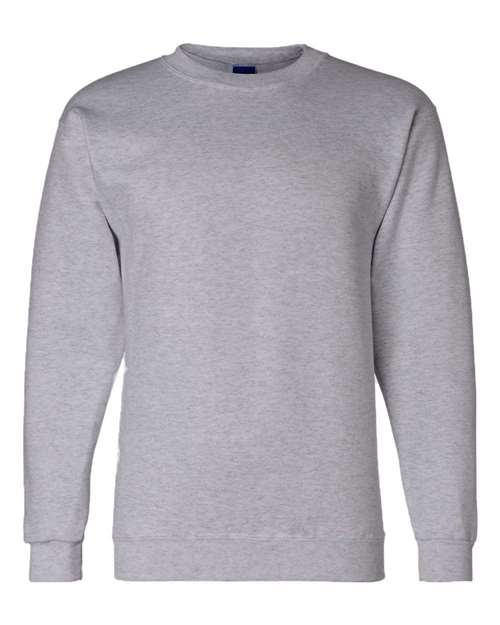 Champion S600 Powerblend Crewneck Sweatshirt - Light Steel - flat front