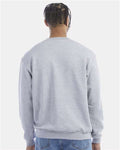 Champion S600 Powerblend Crewneck Sweatshirt - Light Steel - model back