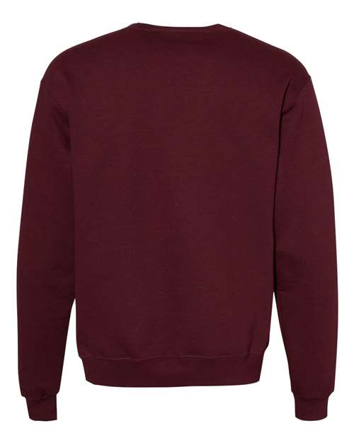 Champion S600 Powerblend Crewneck Sweatshirt - Maroon - back