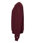 Champion S600 Powerblend Crewneck Sweatshirt - Maroon - side