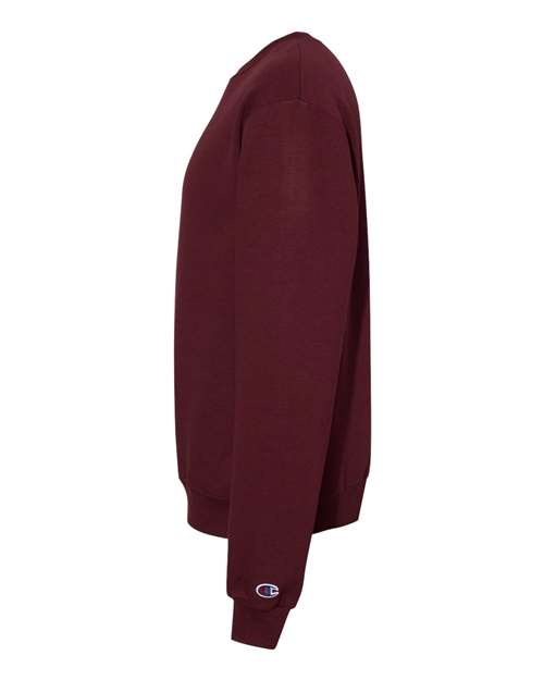 Champion S600 Powerblend Crewneck Sweatshirt - Maroon - side