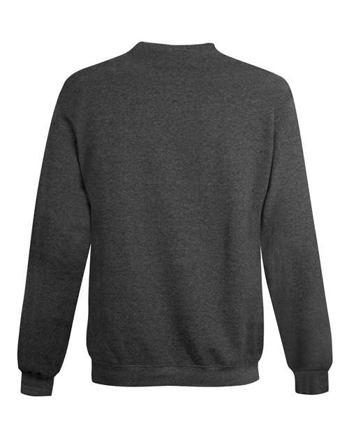 Champion S600 Powerblend Crewneck Sweatshirt - Charcoal Heather - back