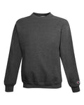 Champion S600 Powerblend Crewneck Sweatshirt - Charcoal Heather - flat front