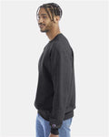 Champion S600 Powerblend Crewneck Sweatshirt - Charcoal Heather - model side