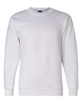 Champion S600 Powerblend Crewneck Sweatshirt - Silver Grey - flat front