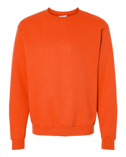 Champion S600 Powerblend Crewneck Sweatshirt - Orange - flat front