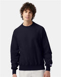 Champion S149 Unisex Reverse Weave Crewneck Sweatshirt - Navy - model front