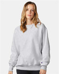Champion S149 Unisex Reverse Weave Crewneck Sweatshirt - Silver Grey - model front