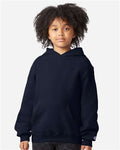 Champion S790 Youth Powerblend Hooded Sweatshirt - Navy - model front
