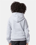 Champion S790 Youth Powerblend Hooded Sweatshirt - Light Steel - model back