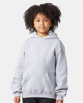 Champion S790 Youth Powerblend Hooded Sweatshirt - Light Steel - model front