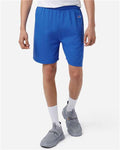 Champion 8187 Unisex Cotton Gym Shorts - Royal Blue - model front