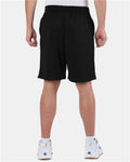 Champion S162 Unisex 9" Mesh Shorts with Pockets - Black - model back