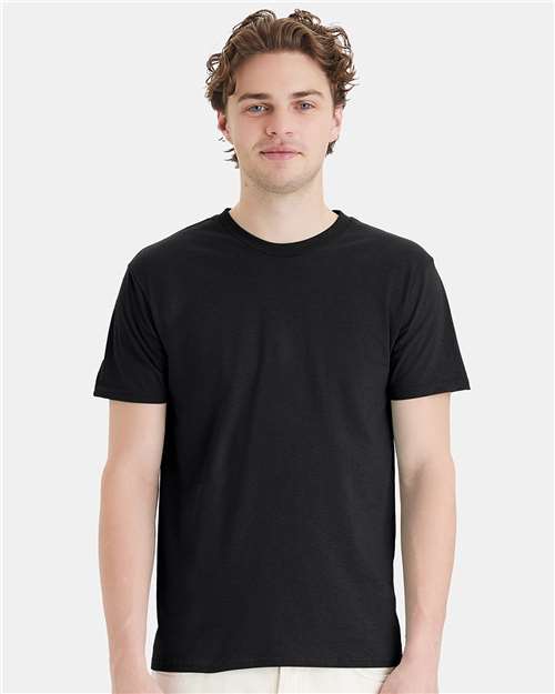 Hanes 4980 Perfect-T T-Shirt - Black - model front