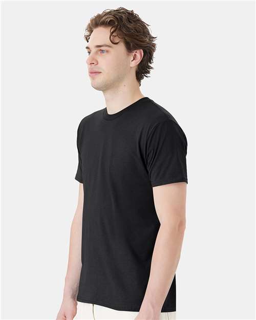 Hanes 4980 Perfect-T T-Shirt - Black - model side