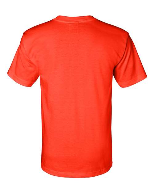 Bayside 2905 Unisex Union-Made T-Shirt - Orange - back