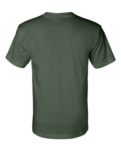 Bayside 2905 Unisex Union-Made T-Shirt - Forest Green - back