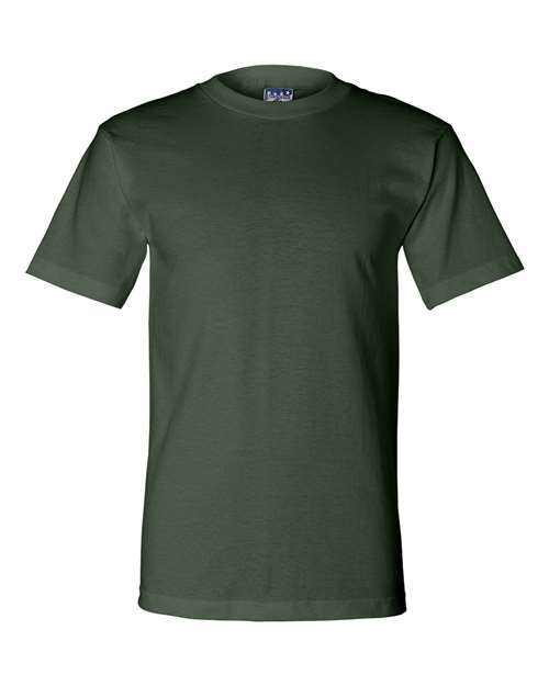 Bayside 2905 Unisex Union-Made T-Shirt - Forest Green - front