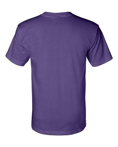 Bayside 2905 Unisex Union-Made T-Shirt - Purple - back