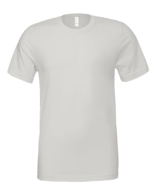 Bella+Canvas BC3001 Unisex Jersey Short Sleeve Tee - Silver - front