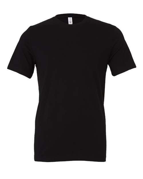Bella+Canvas 3001 Unisex Jersey Short Sleeve Tee - Black - front