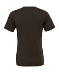 Bella+Canvas 3001 Unisex Jersey Short Sleeve Tee - Brown - back